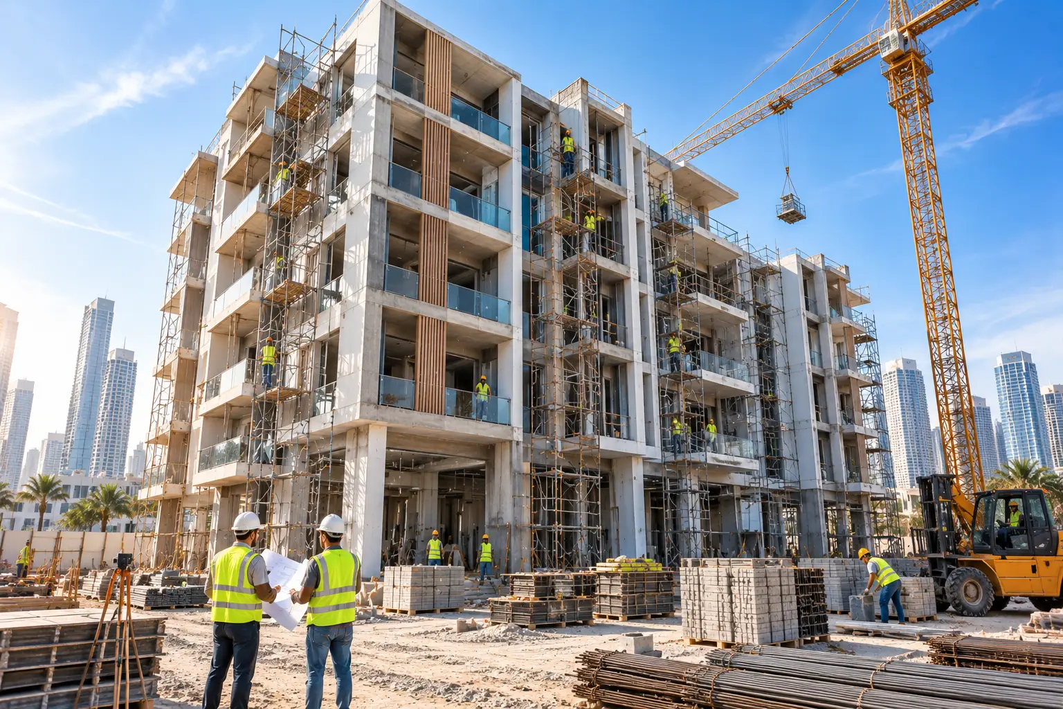 Reinforced apartment foundations and engineered structural systems