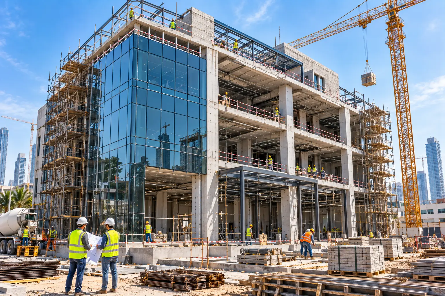 corporate office building construction in trivandrum