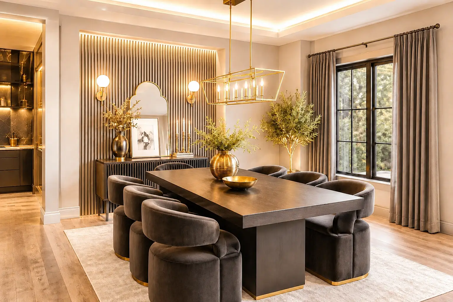 Designer Dining Area